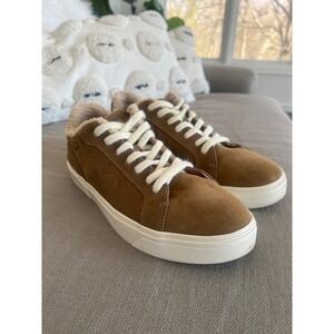 ALDO Men's Faux Suede Sneakers Faux Shearling Interior